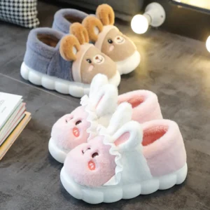 Cozy Cartoon Baby Slippers