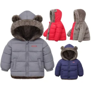 • Kids Hooded Fleece Jacket
