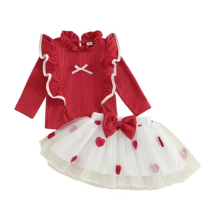 Toddler Girl Knit Tutu Set