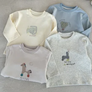 Baby Blue Cartoon Top